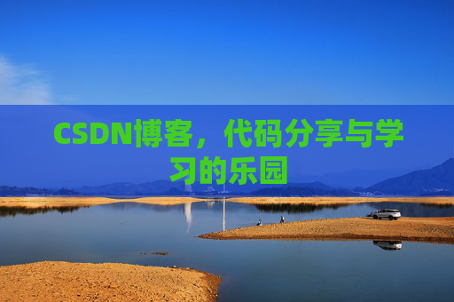 CSDN博客，代码分享与学习的乐园